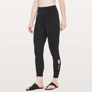 Lululemon Melodic Movement 7/8 Tight 25" inseam Black Size 2